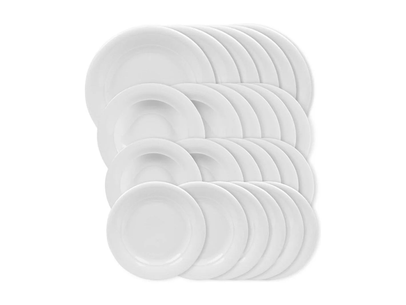 Service d'assiettes 24 pièces Artemis