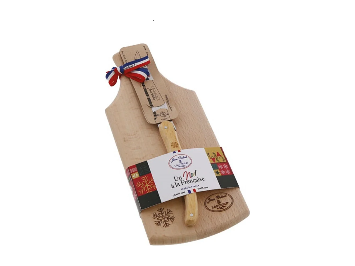 Jean Dubost Planche à découper en bois + couteau 25.5 cm - AP036425D39002