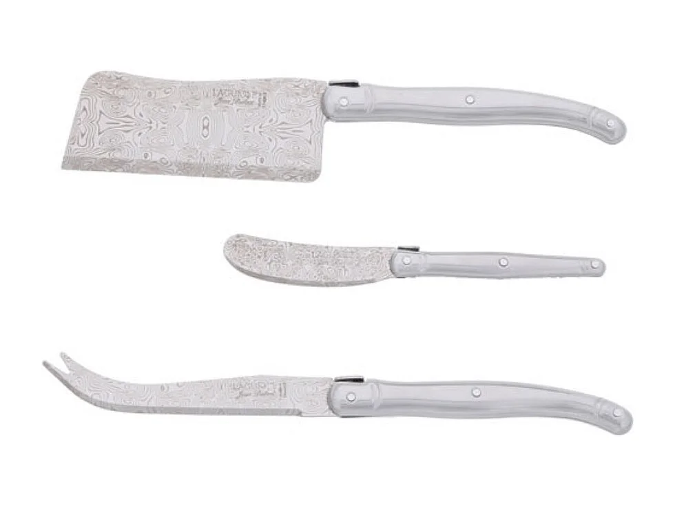 Jean Dubost Set de 3 couteaux fromage - L0032524D32018