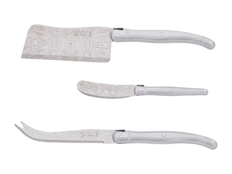 Jean Dubost Set de 3 couteaux fromage - L0032524D32018