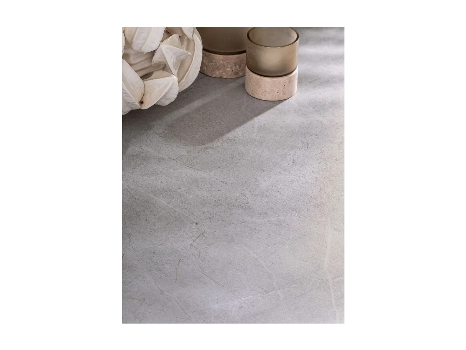 Table de jardin en pierre et métal L240 10 places - ISAIAH