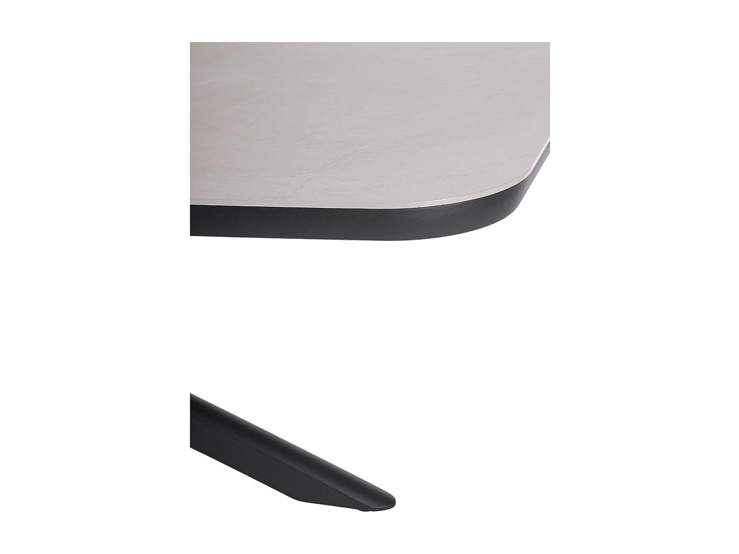 Table de jardin en pierre et métal L240 10 places - ISAIAH