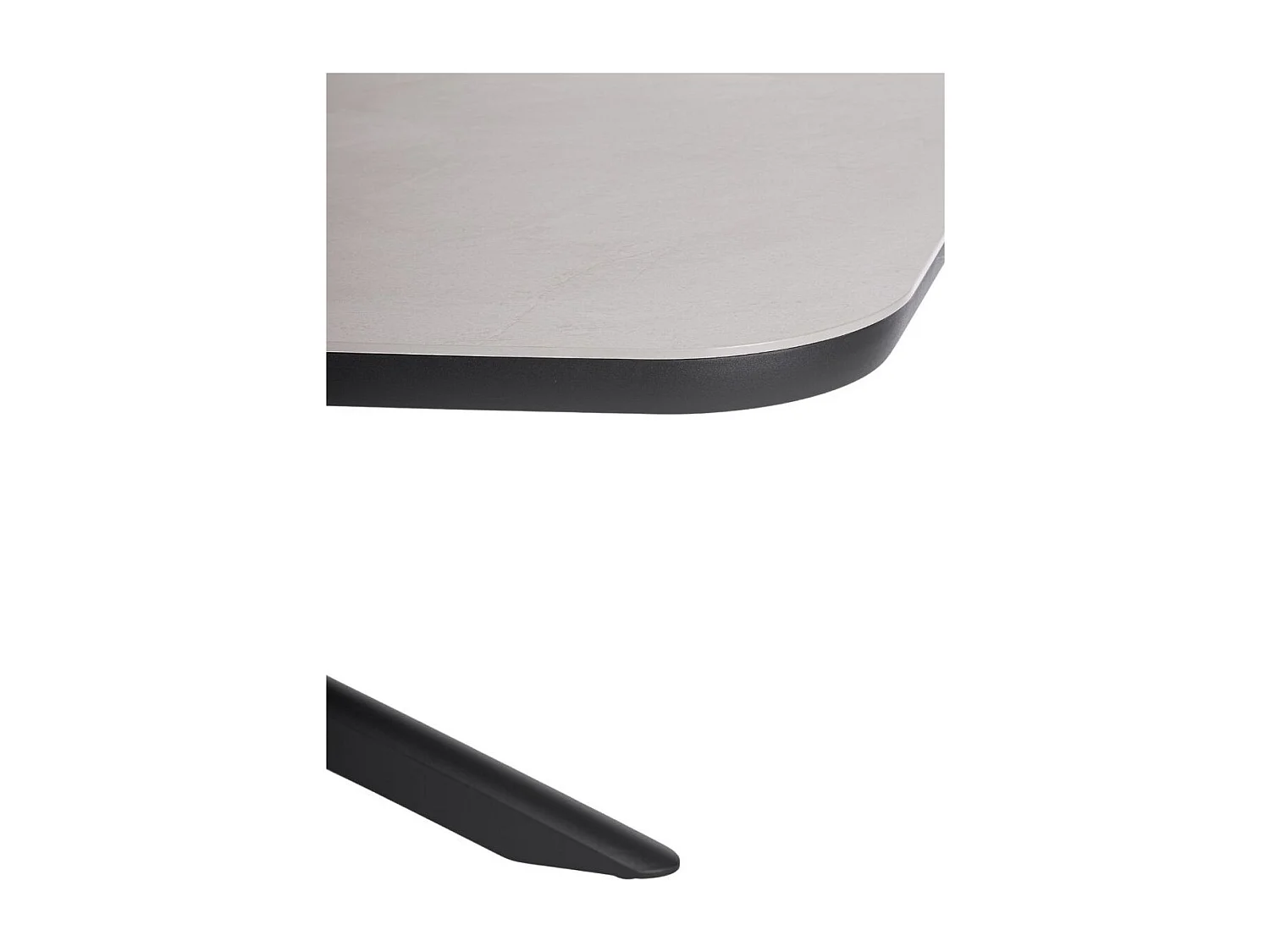 Table de jardin en pierre et métal L240 10 places - ISAIAH