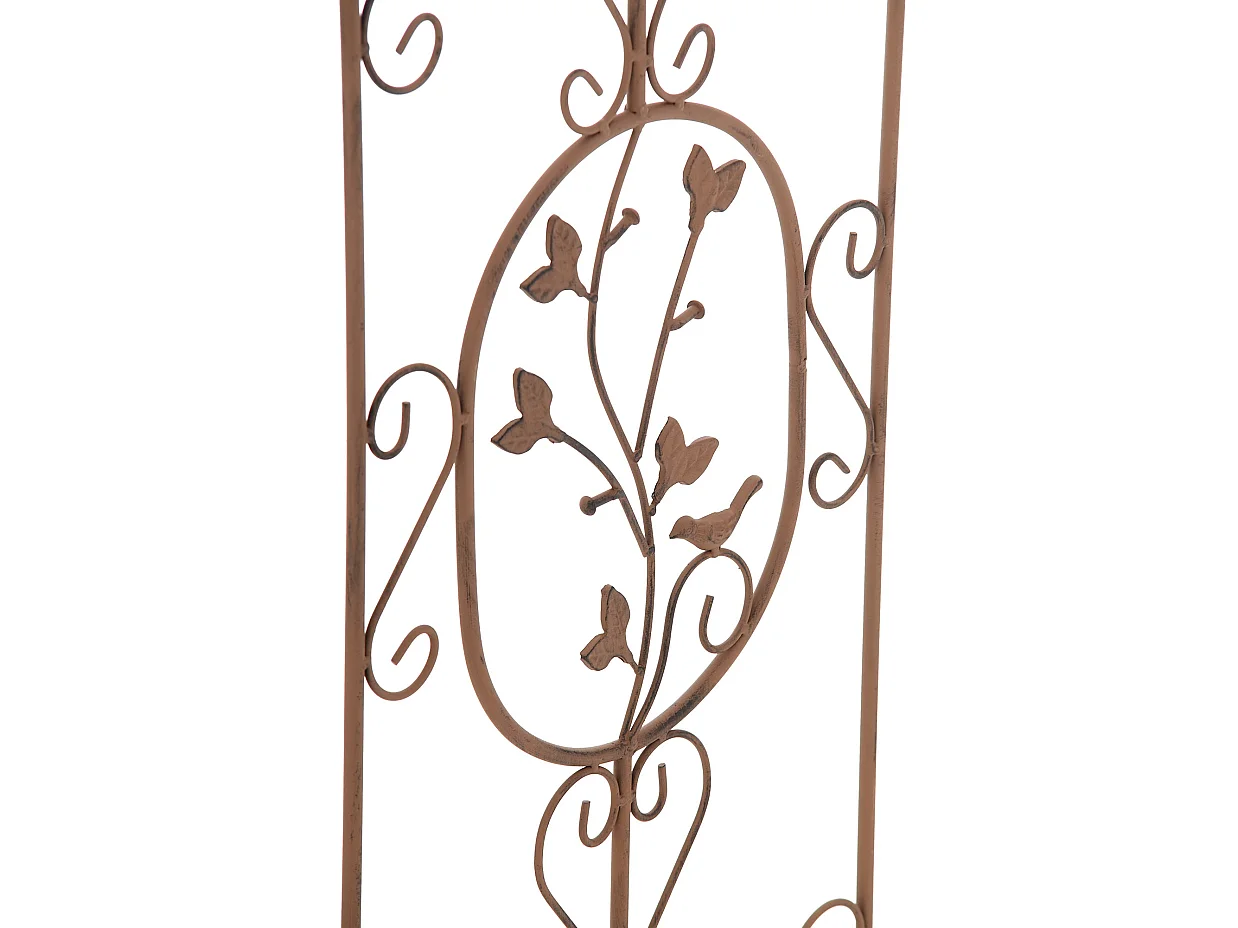 Lot de 2  Treillis - Métal - Marron antique - Burgus