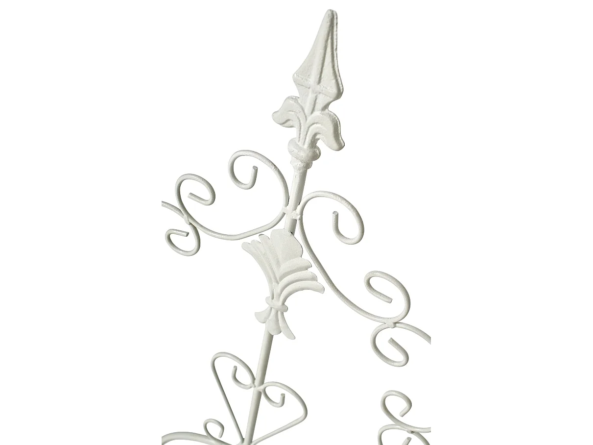 Lot de 2  Treillis - Métal - Blanc - Burgus