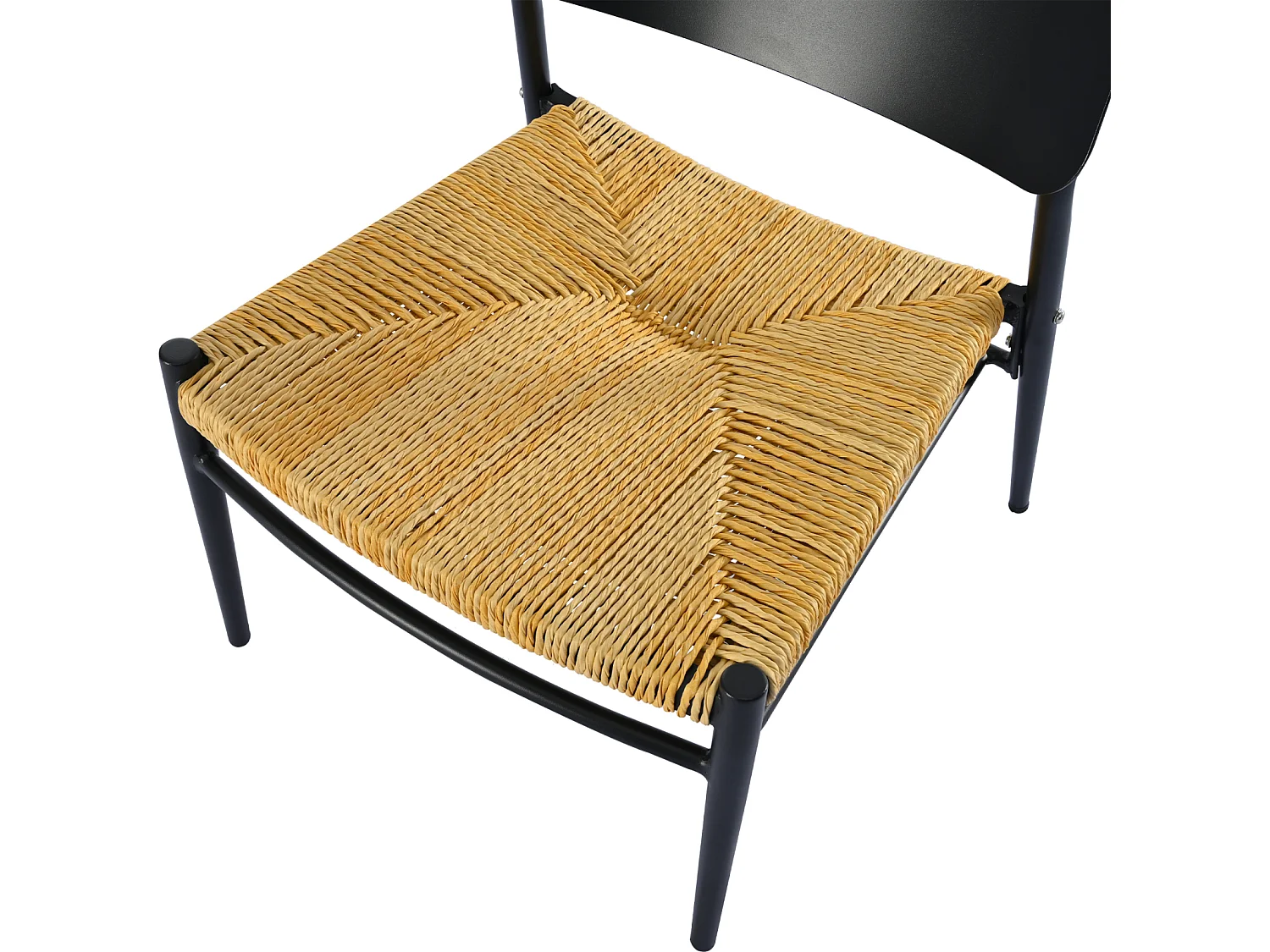 Set di mobili da balcone da 3 pezzi in alluminio, mobili da giardino, rattan PE, adatti per terrazza, giardino e balcone, nero