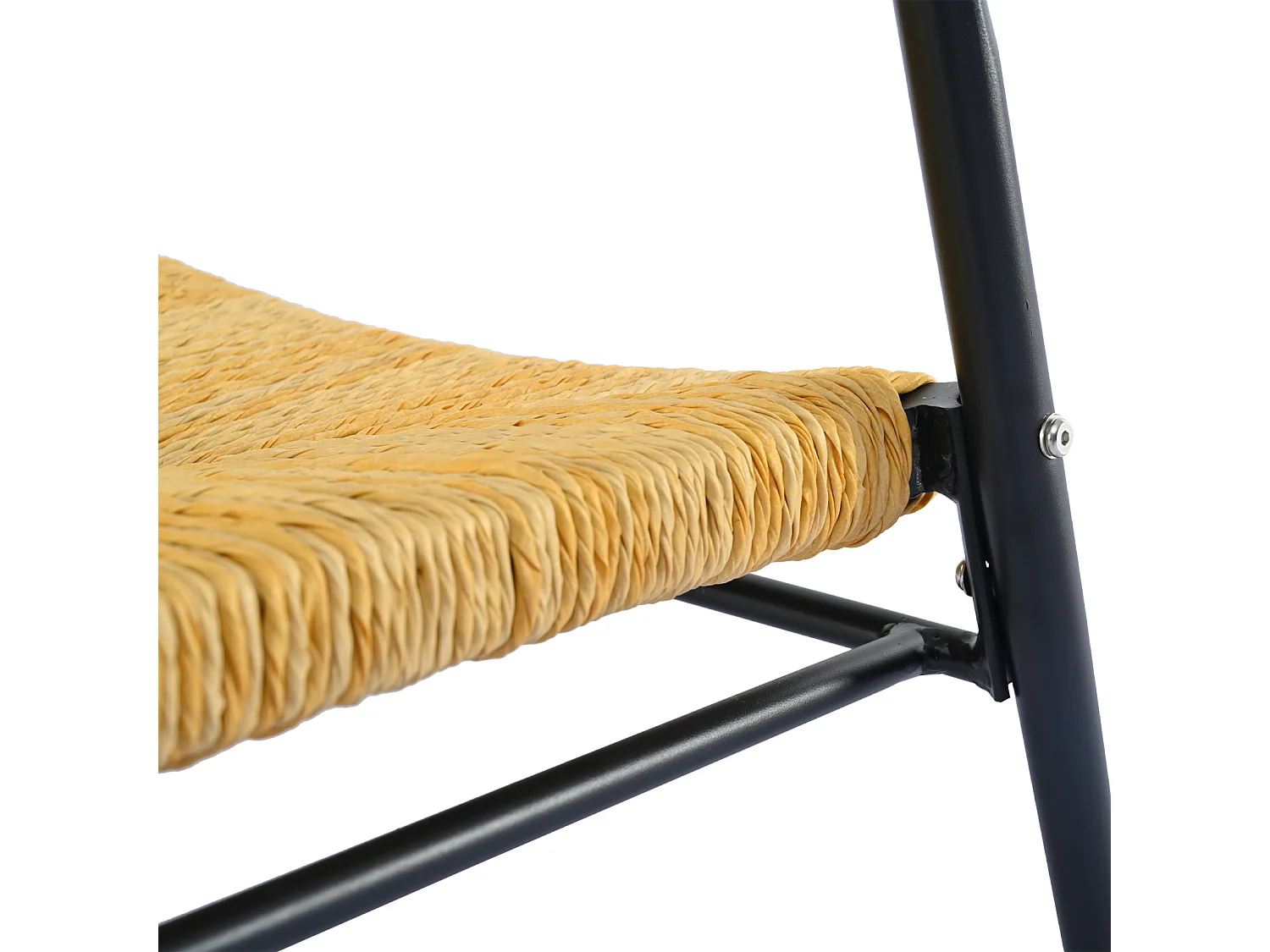 Set di mobili da balcone da 3 pezzi in alluminio, mobili da giardino, rattan PE, adatti per terrazza, giardino e balcone, nero