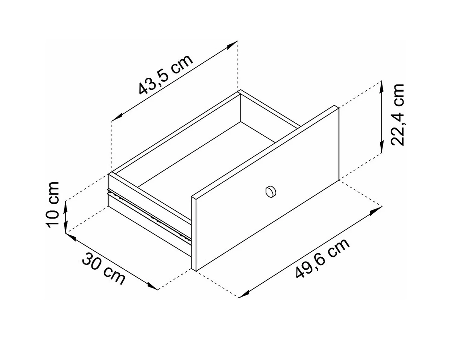 Table basse - 104x68 cm - marine avec pieds dorés - VELLORE