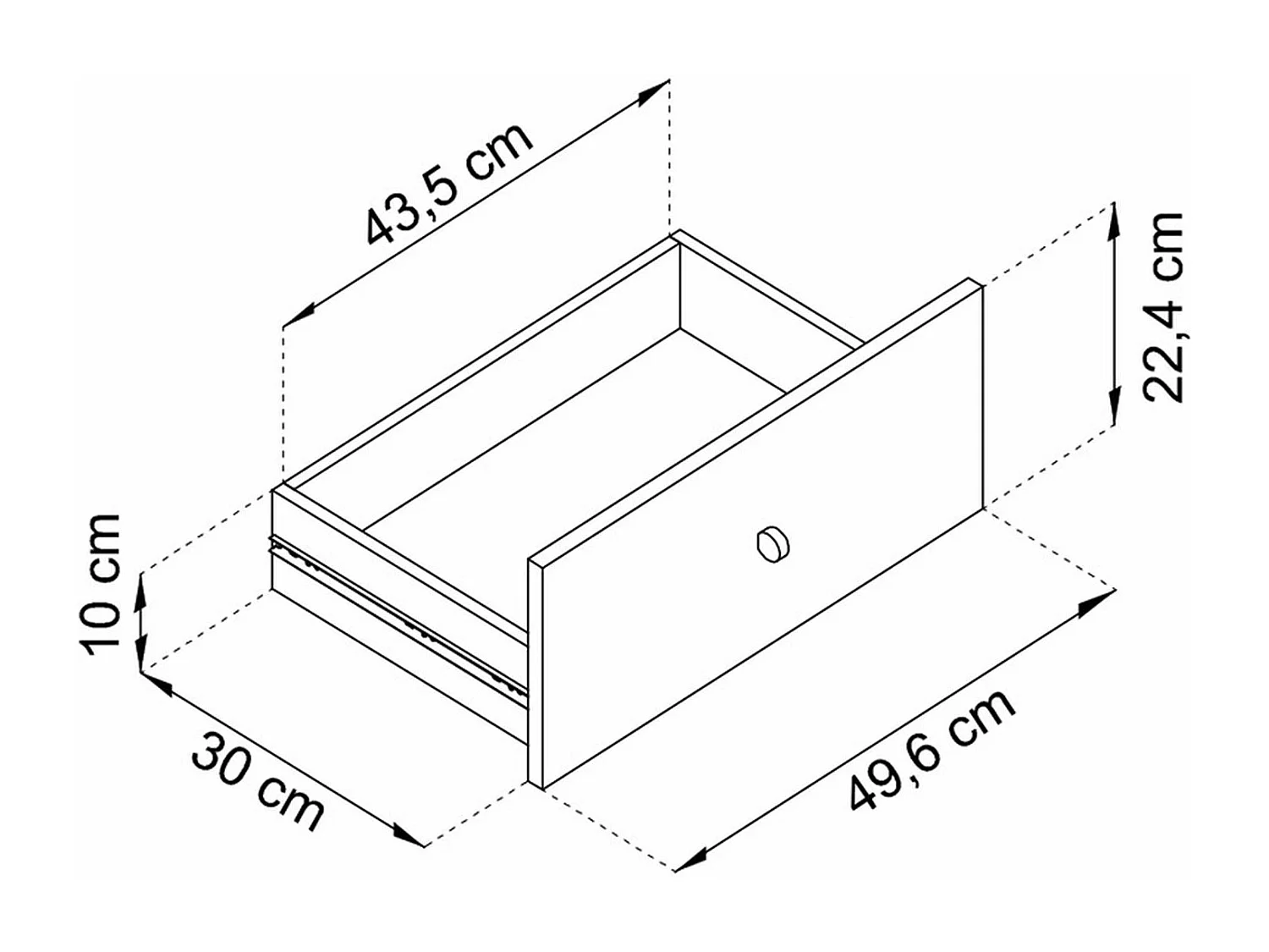 Table basse - 104x68 cm - marine avec pieds dorés - VELLORE