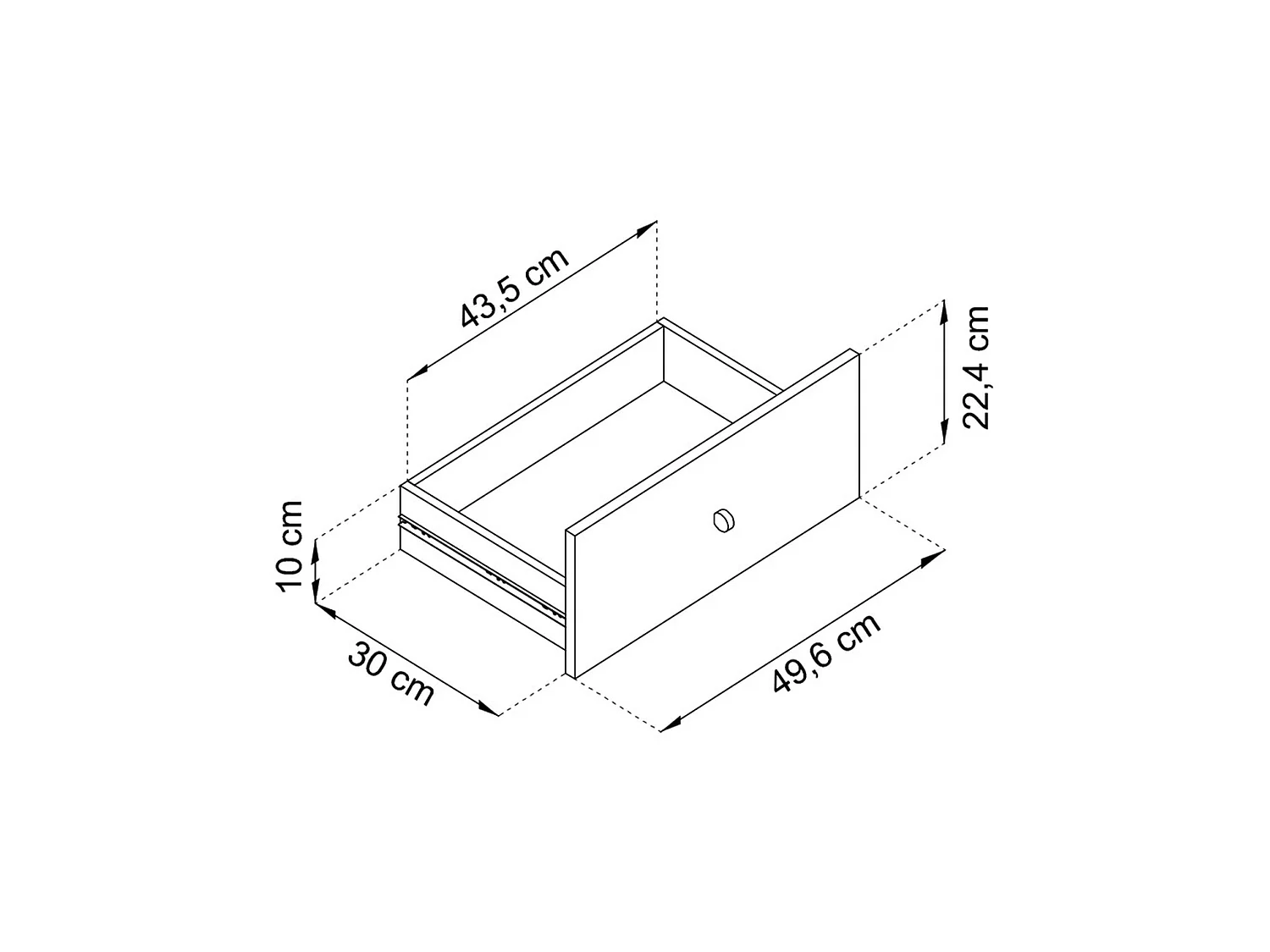 Table basse - 104x68 cm - marine avec pieds dorés - VELLORE