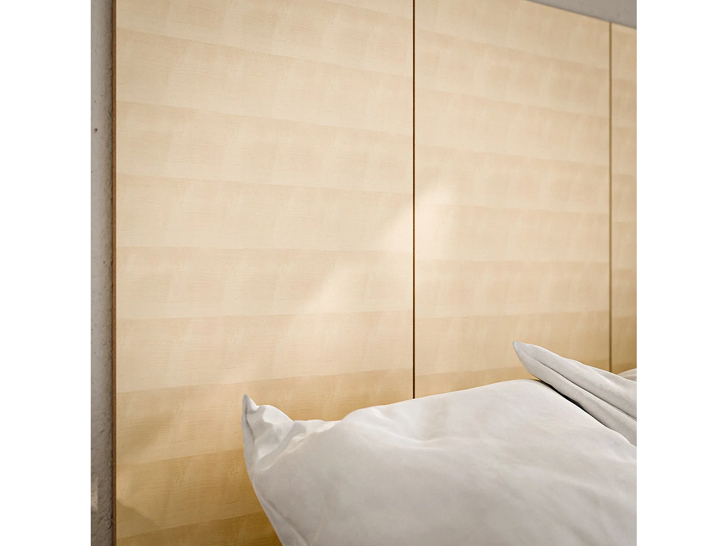 Panneau MDF Plaqué - Érable - 60 x 120 cm