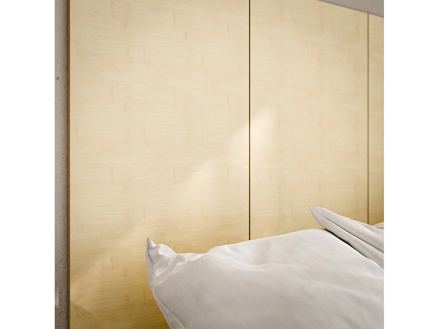 Panneau MDF Plaqué - Bambou - 60 x 120 cm