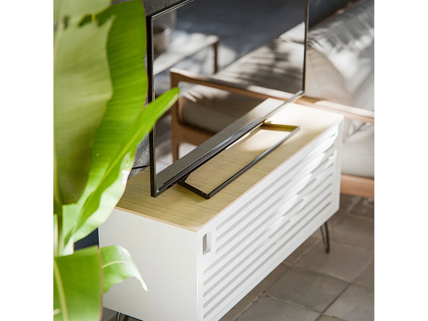 Panneau MDF Plaqué - Chêne de bourgogne - 60 x 120 cm