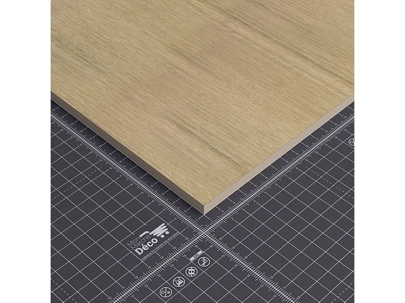 Panneau MDF Plaqué - Chêne de bourgogne - 60 x 120 cm