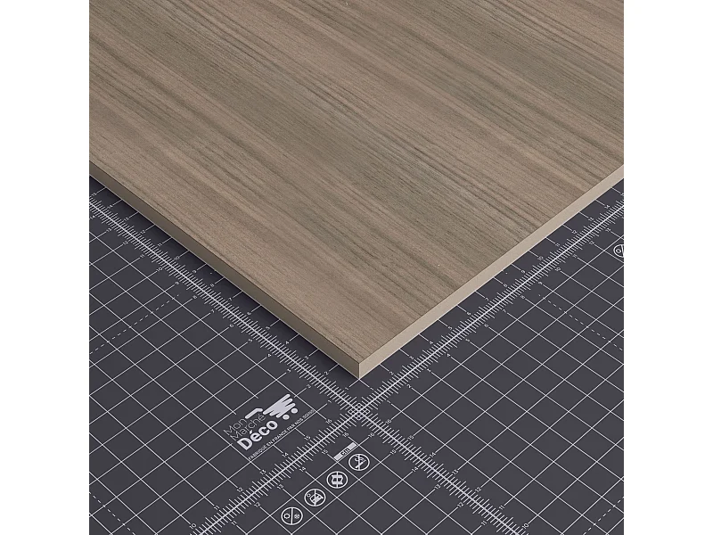 Panneau MDF Plaqué - Noyer d'Amérique - 60 x 60 cm