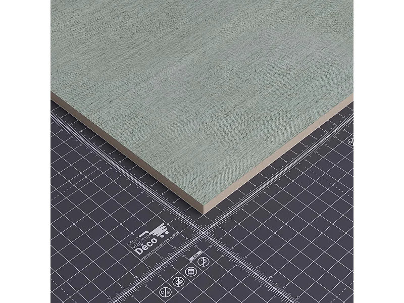 Panneau MDF Plaqué - Émeraude - 60 x 120 cm