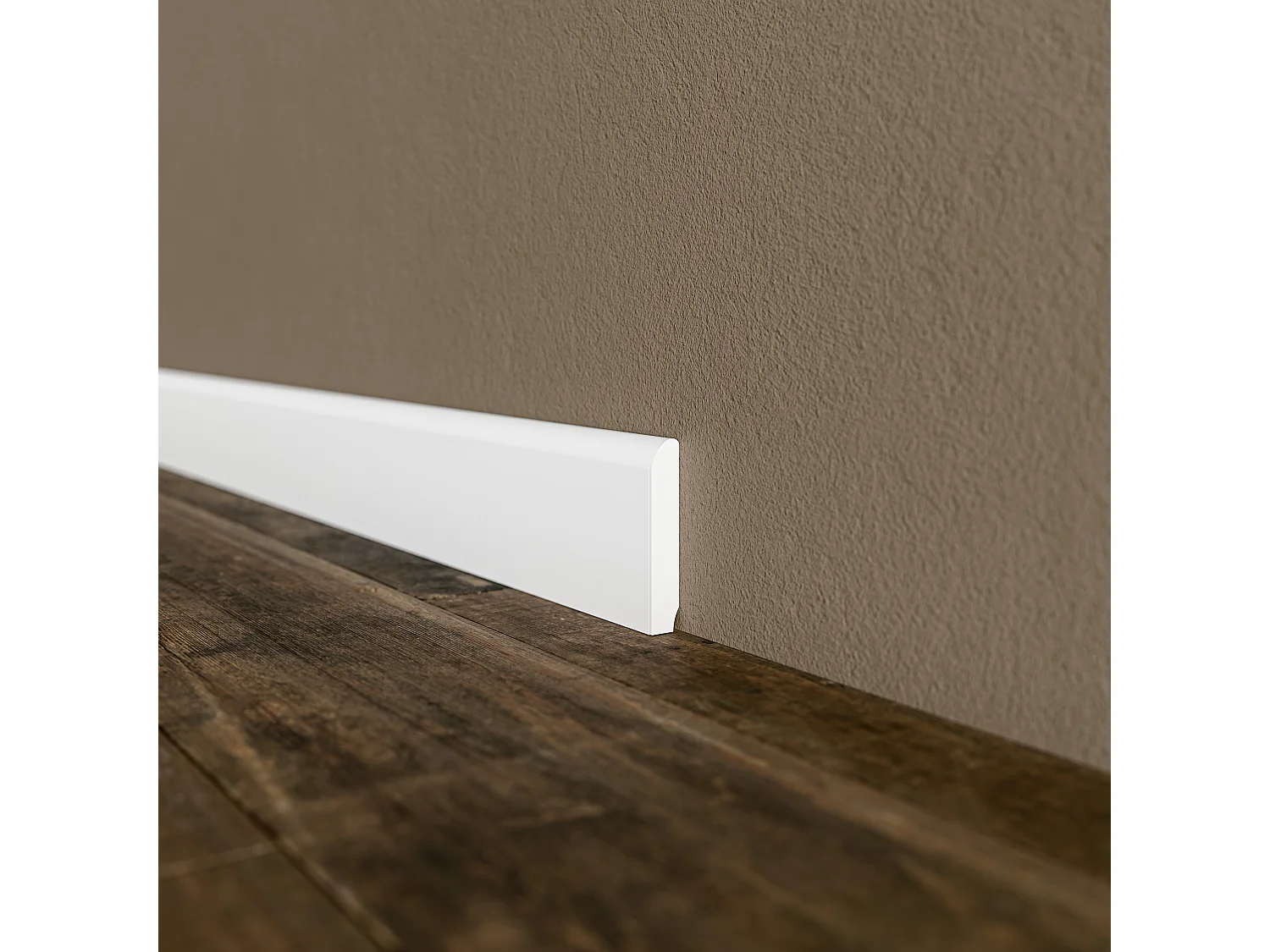 Paire d'Embouts de Plinthe Alvéolaire PVC - Blanc