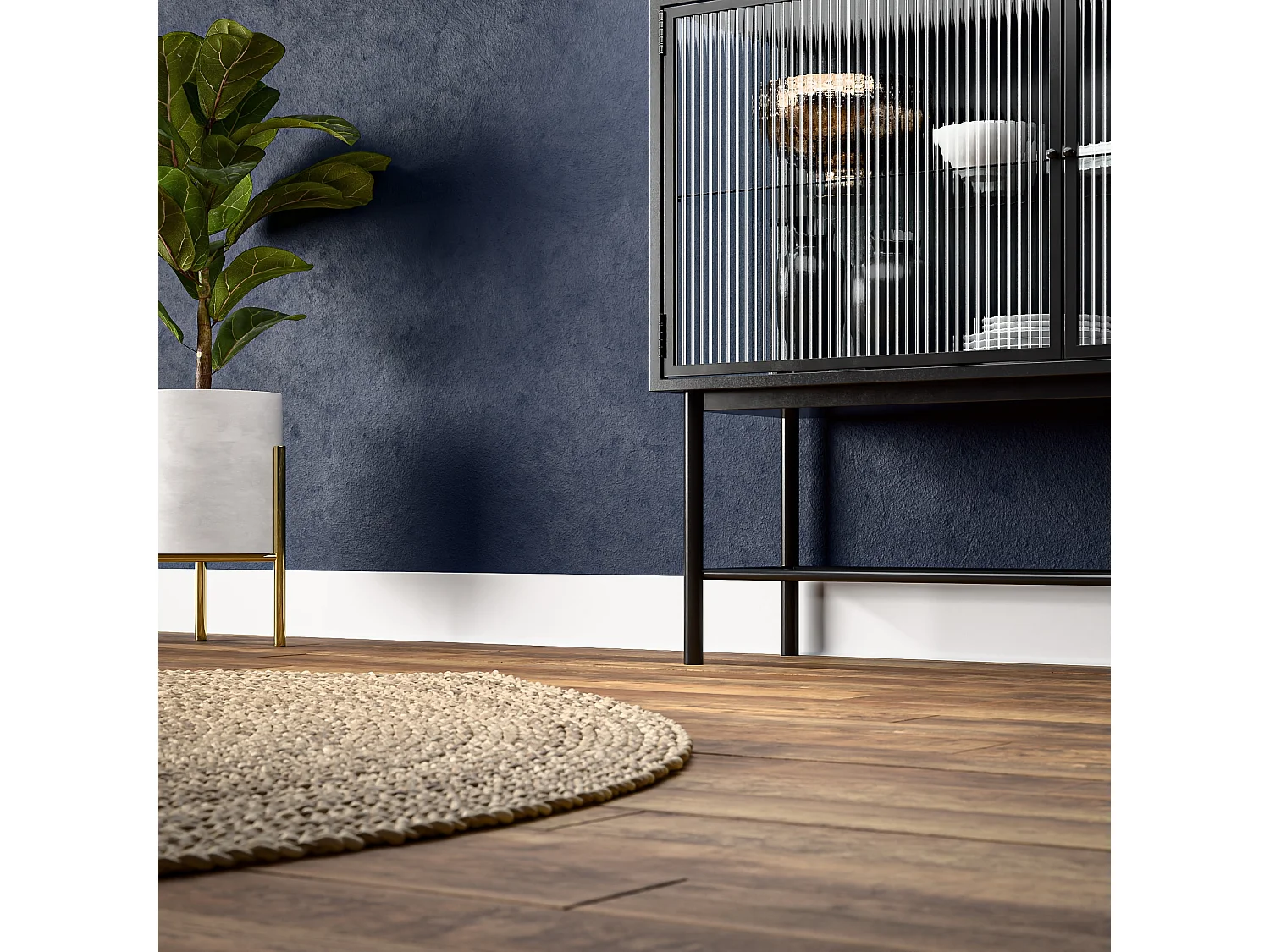 Plinthe à Lèvre PVC - Blanc - 2 m, Lot de 5