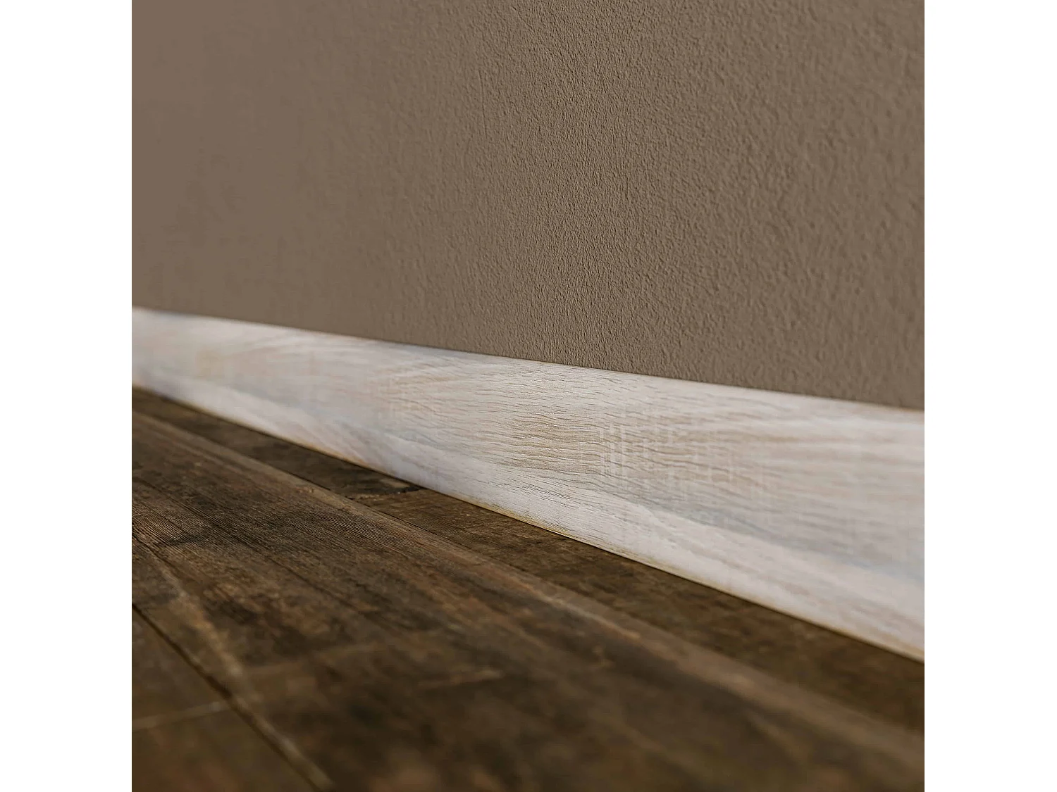 Plinthe MDF 2 m - Chêne Naturel - Lot de 5 - 80 x 14 mm