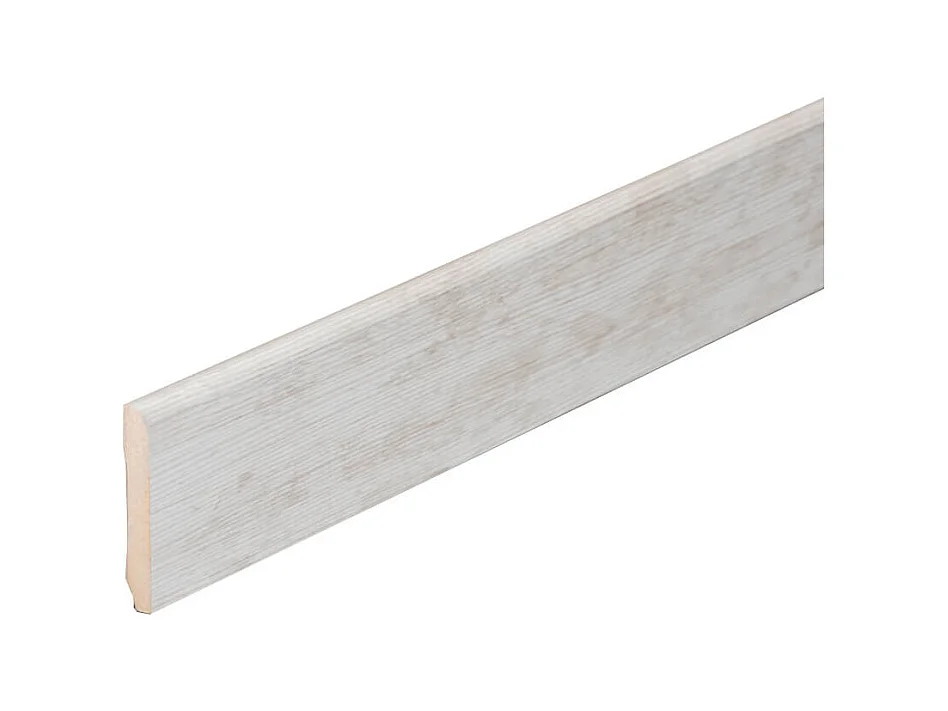 Plinthe MDF 2 m - Frêne Clair - Lot de 5 - 70 x 10 mm
