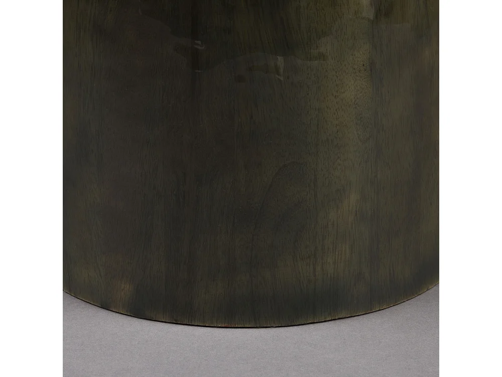 Mush - Table d'appoint ronde en bois ø45cm - Vert