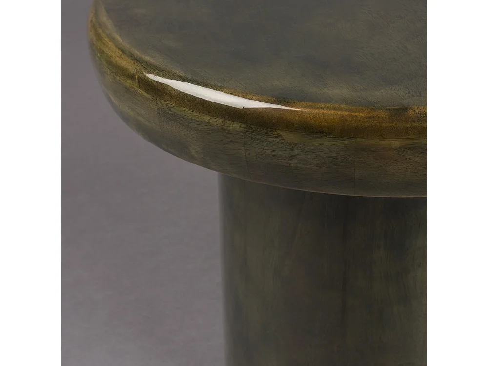 Mush - Table d'appoint ronde en bois ø45cm - Vert