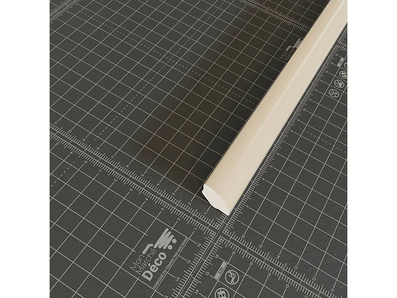 Quart de Rond PVC Cellulaire - Longueur 2.50 m - Lot de 5 - Sable