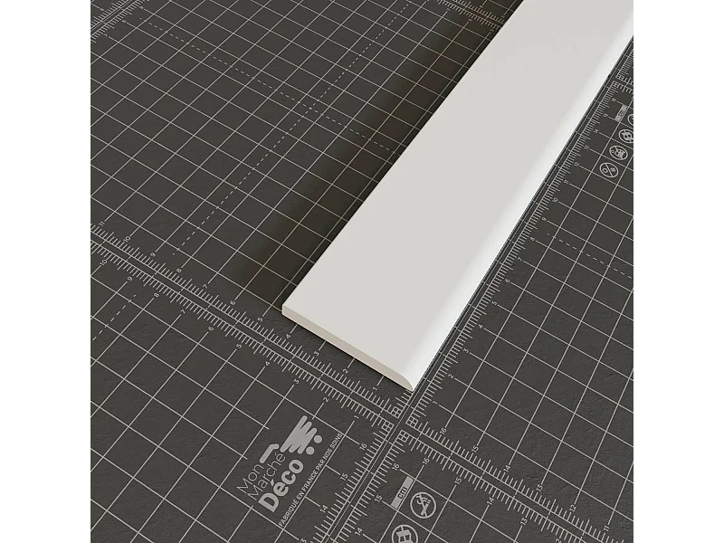 Champlat PVC Cellulaire 45 mm - Longueur 2.50 m - Lot de 5 - Blanc