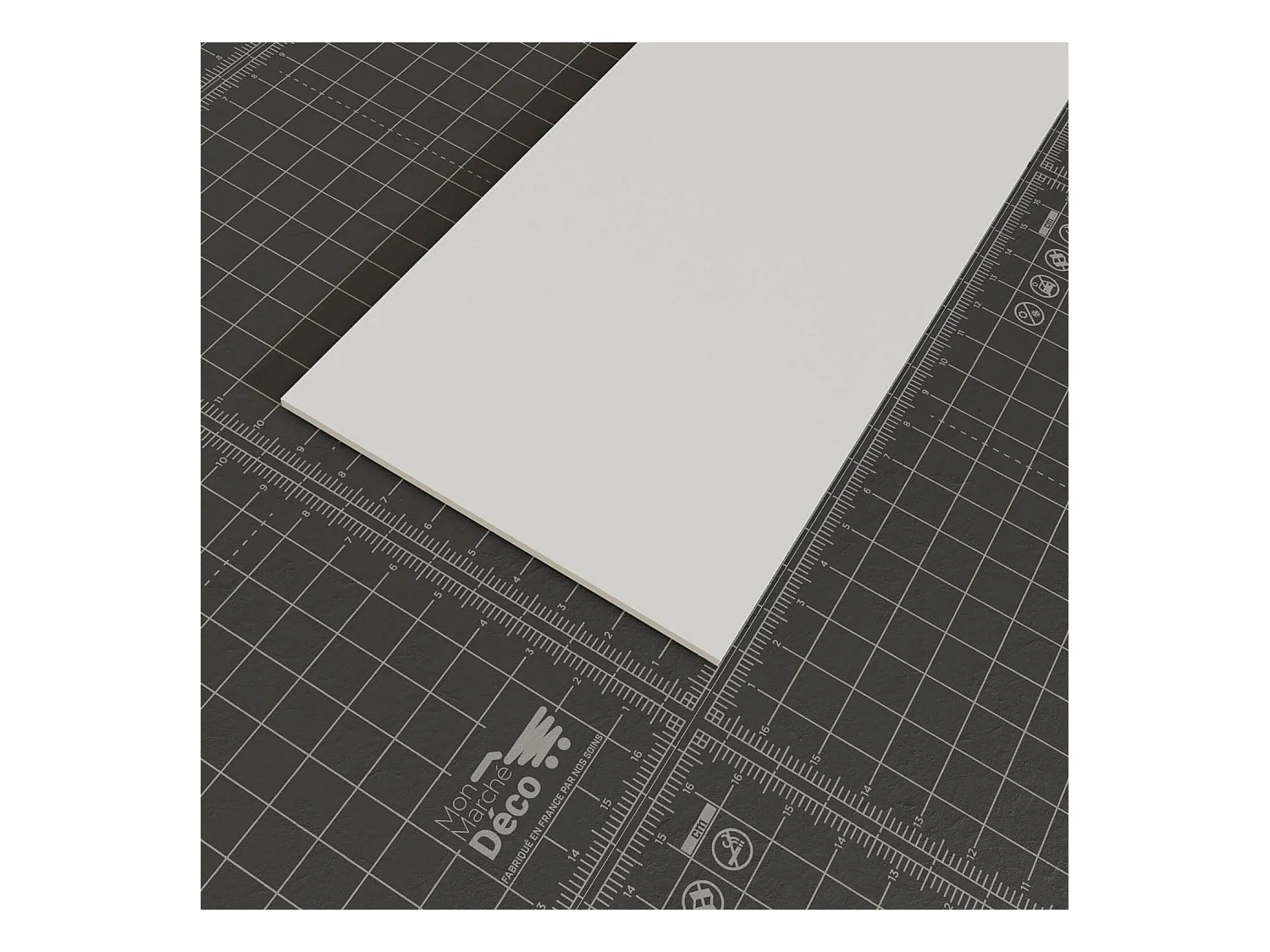 Profil Plat PVC 100 mm - Longueur 2.60 m - Lot de 5
