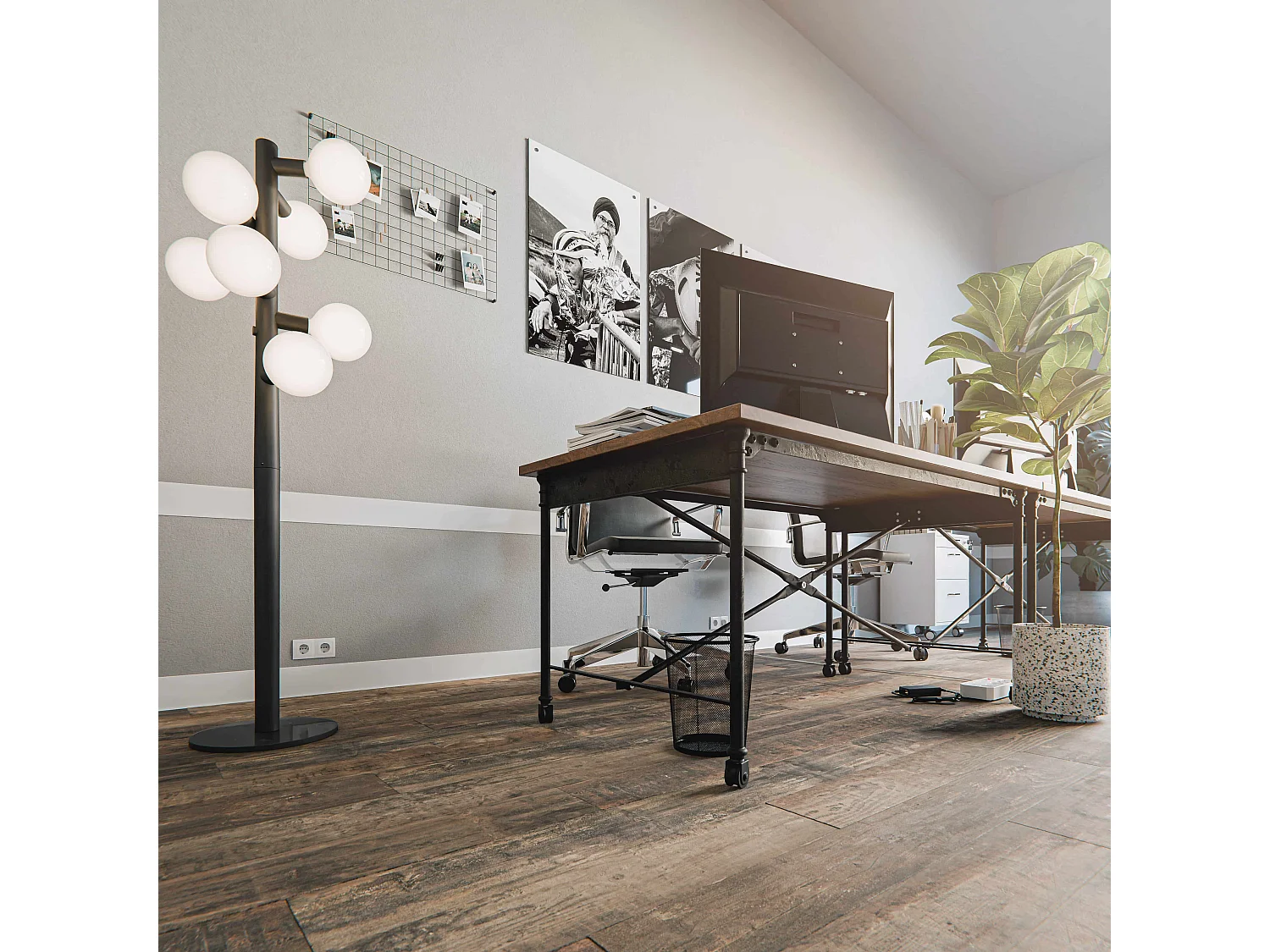 Profil Plat PVC 100 mm - Longueur 2.60 m - Lot de 5