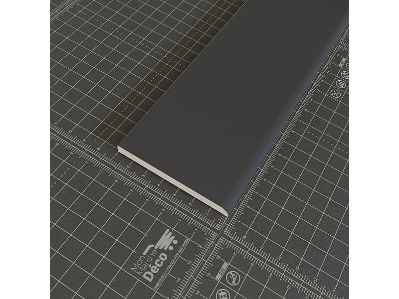 Champlat PVC Cellulaire 70 mm - Longueur 2.50 m - Lot de 5 - Anthracite