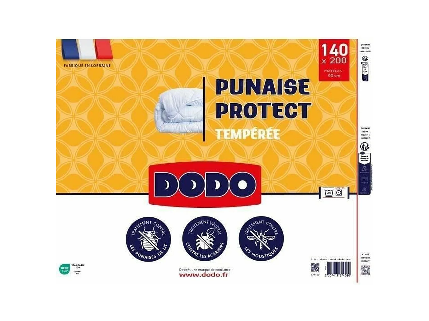 Couette tempérée 140 x 200 cm