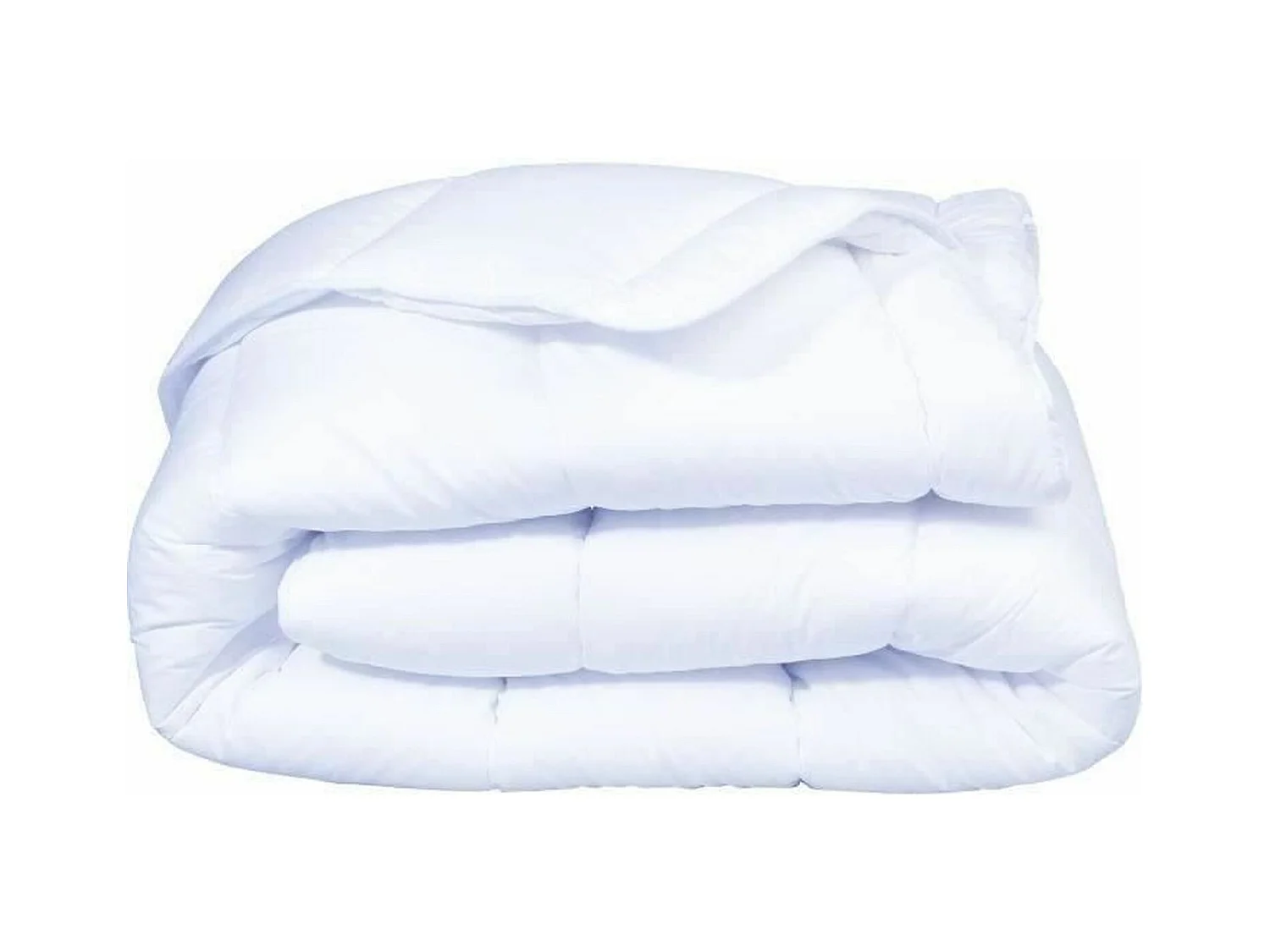 Couette tempérée anti-acariens VICTORIA 220 x 240 cm blanc