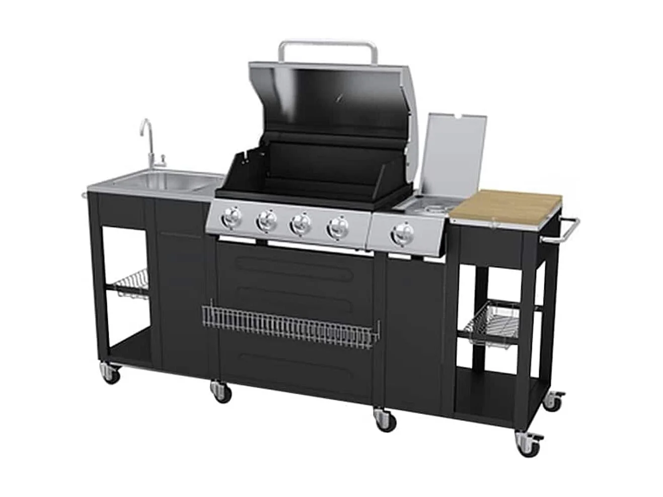 Barbecue de cuisine d'extérieur Montana 4 br?leurs