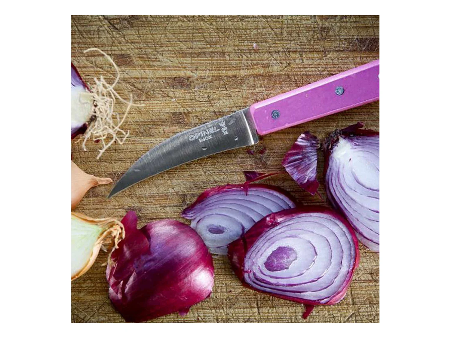 Gemüsemesser Opinel N°114 aus Buchenholz und Edelstahl