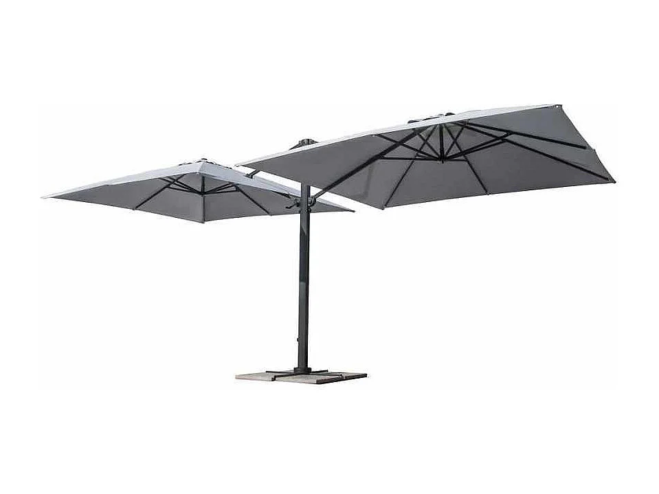 Sombrilla 3x3 doble profesional para bares, jardines, hoteles Oslo