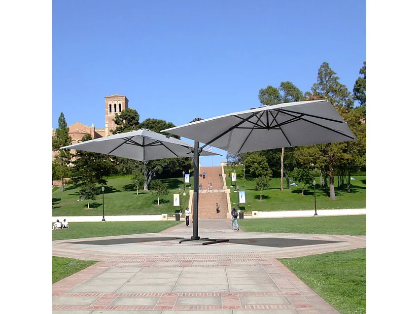 Sombrilla 3x3 doble profesional para bares, jardines, hoteles Oslo