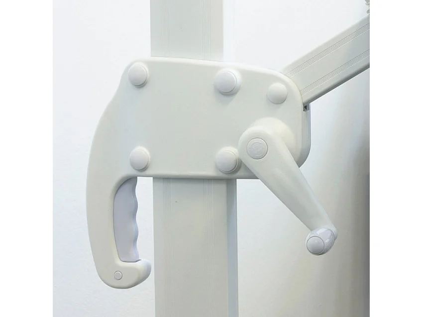 Ombrellone da giardino decentrato in alluminio 3x3 Zefir