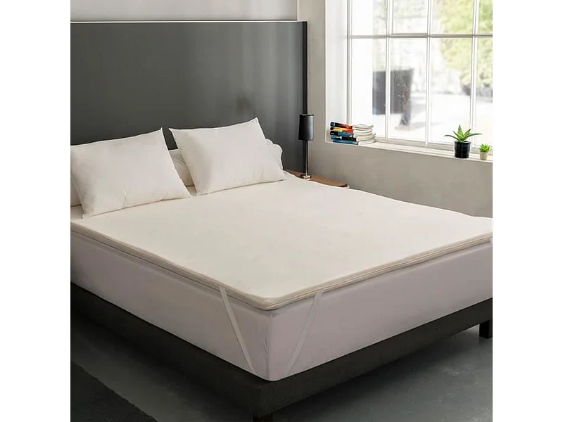 Colchón Vegetal Desenfundable 160x200 cm - Bloque de espuma viscoelástica - 3cm