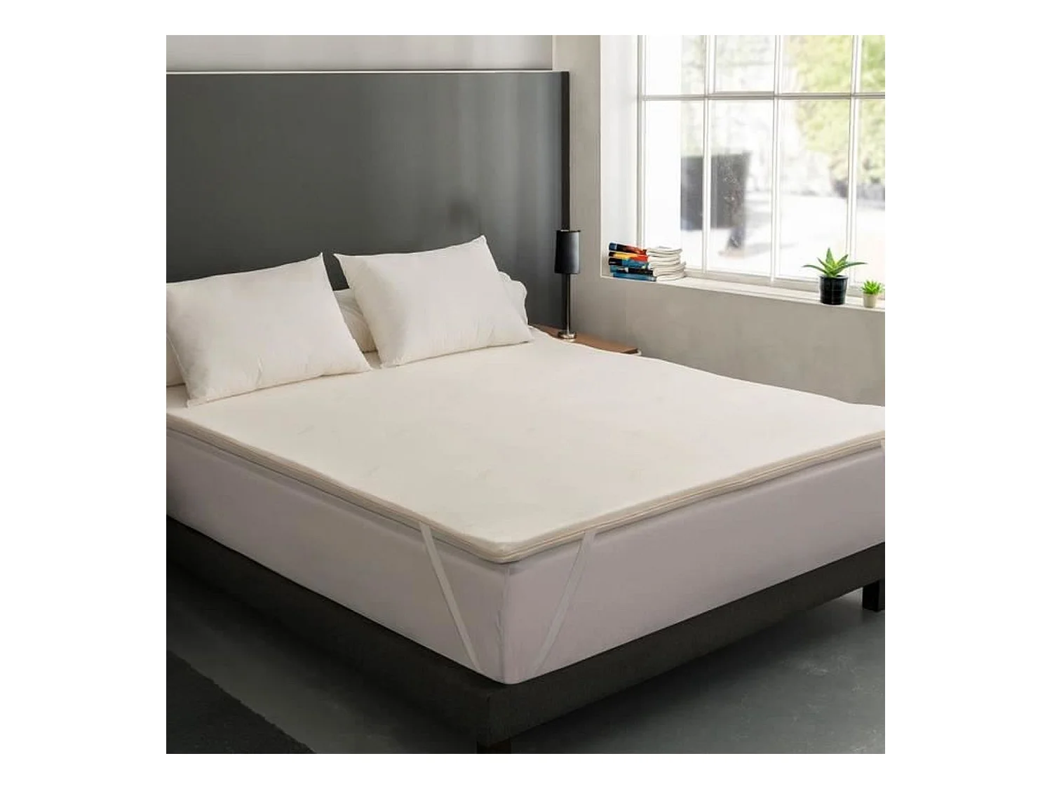 Surmatelas Le Végétal - Déhoussable - 160 x 200 cm