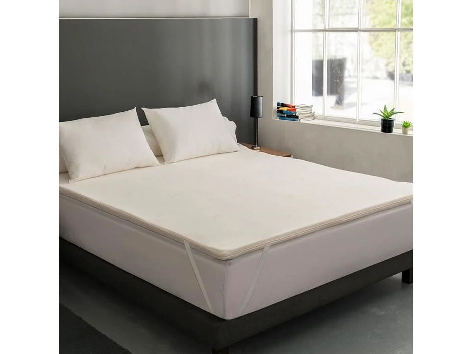 Surmatelas Le Végétal - Déhoussable - 160 x 200 cm