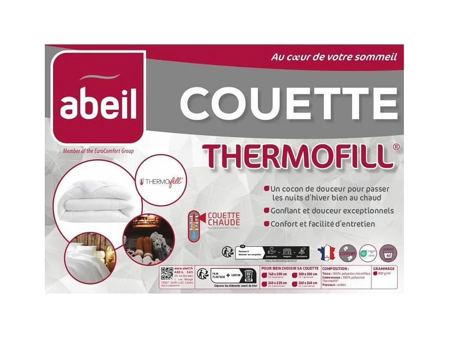 ABEIL Warm dekbed 220 x 240 cm