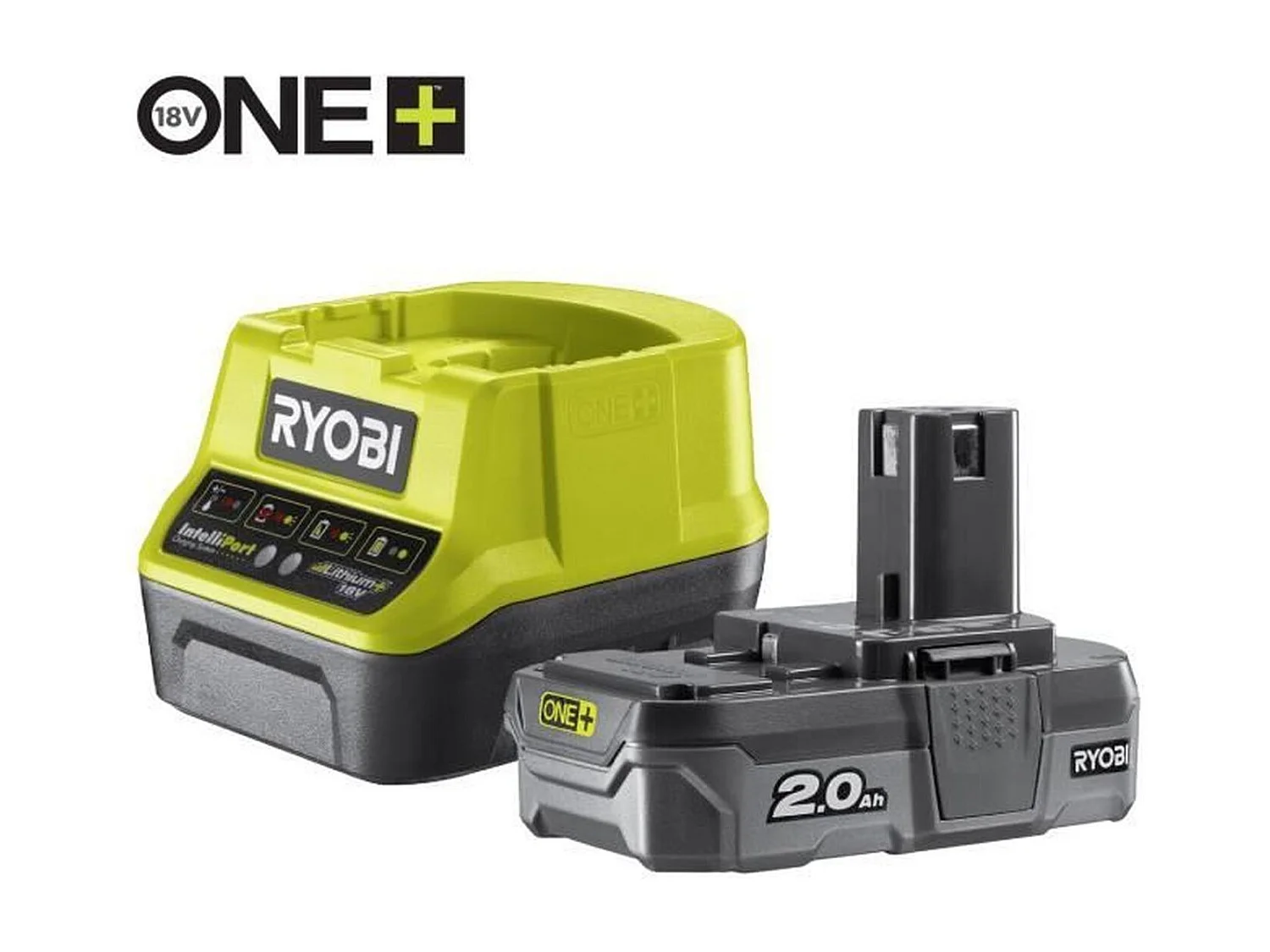 Draadloze boor- en schroefmachine 18V 50Nm Boorkop 13mm RYOBI met 2,0Ah accu en snellader