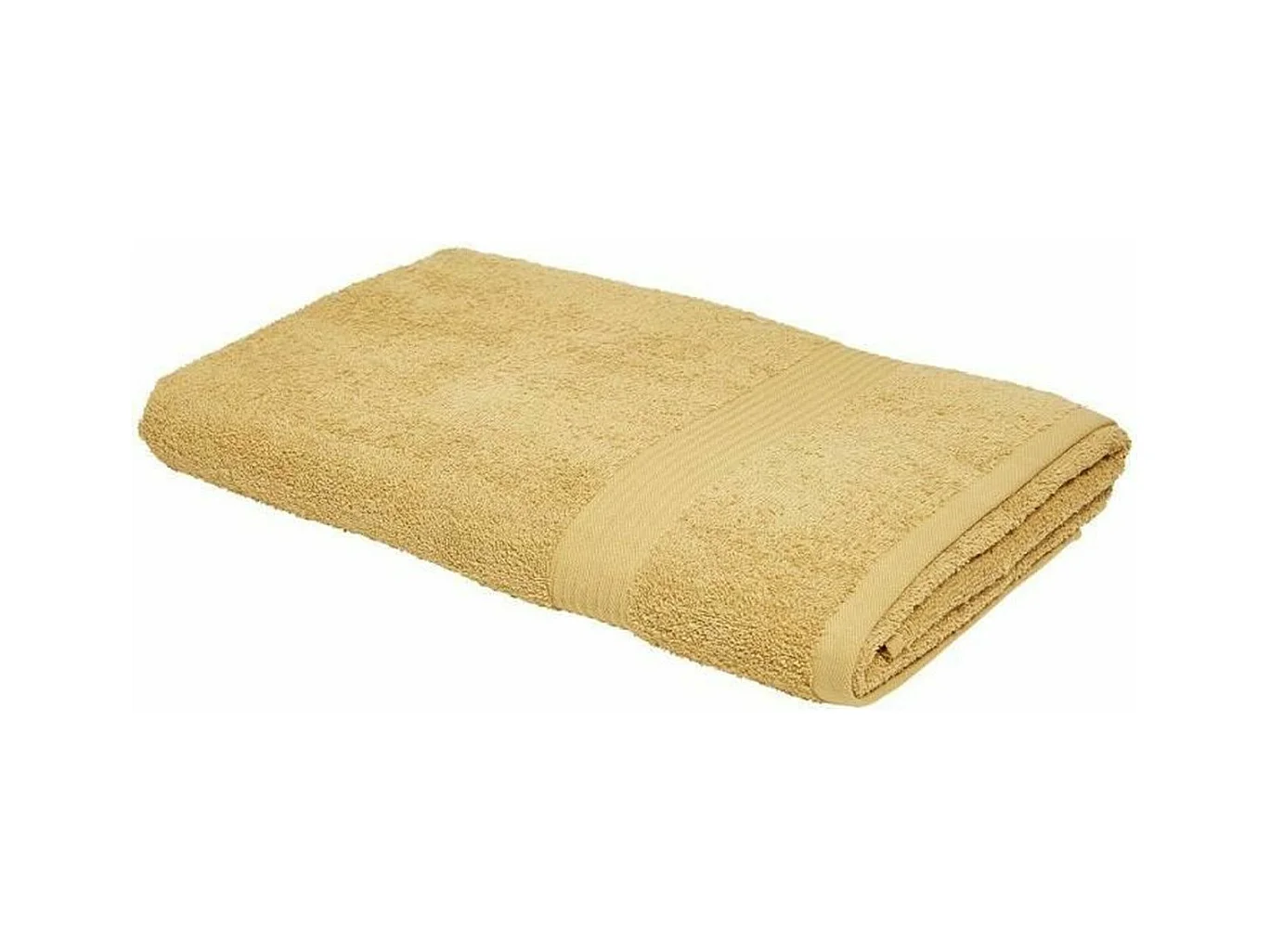 Maxi drap de bain 90 x 150 cm 100% Coton coloris ocre