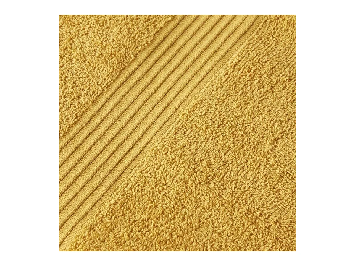 MaxiBadelaken 90 x 150 cm, 100 % Baumwolle, ockerfarben