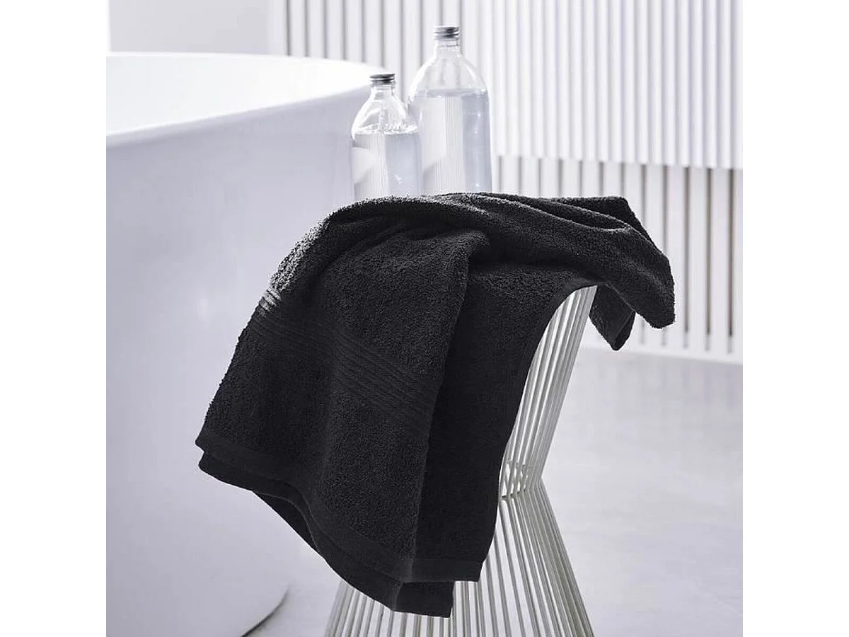 Badhanddoek 70 x 130 cm 100% katoen antracietkleur