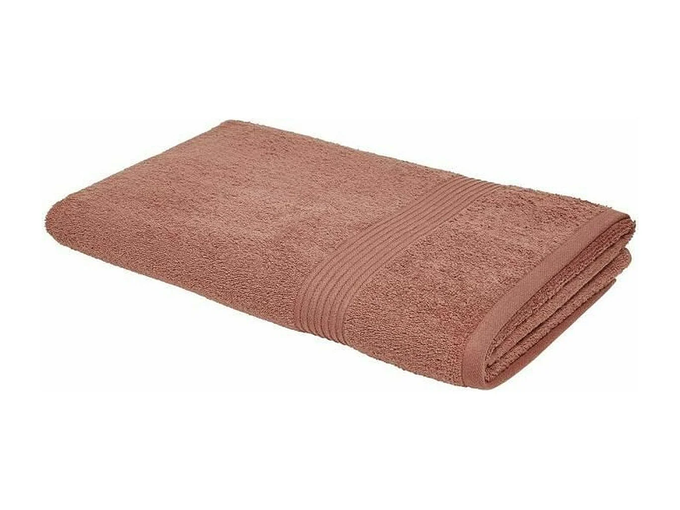 Maxi drap de bain 90 x 150 cm 100% Coton coloris terracotta