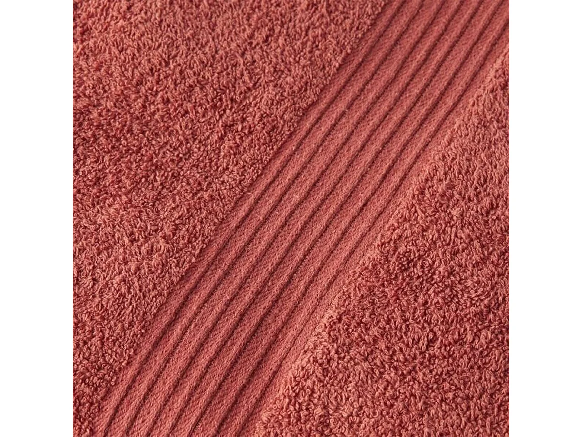 Maxi drap de bain 90 x 150 cm 100% Coton coloris terracotta