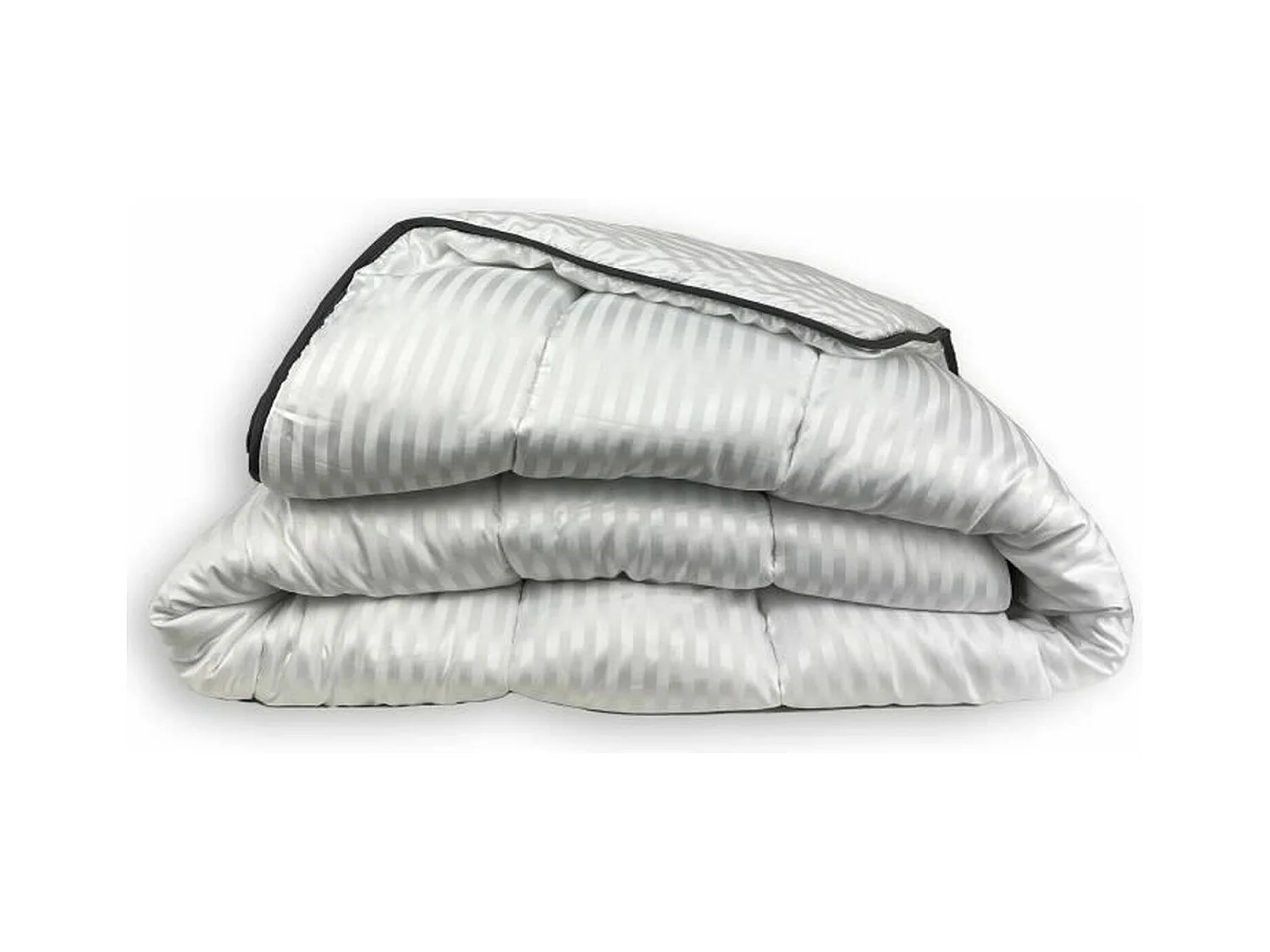 Edredón Confort Hotelero 240 x 260 cm Elegante con Ribete Negro - Cálido para Adultos en Invierno