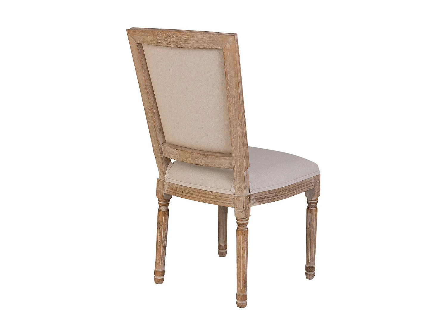 Chaise en bois rembourrée 48x46x96h cm